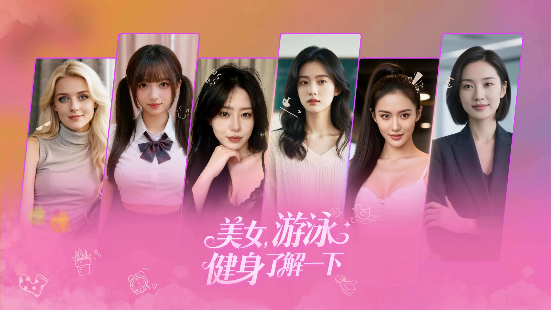 美女 游泳健身了解一下 官方中文 都市 多角色