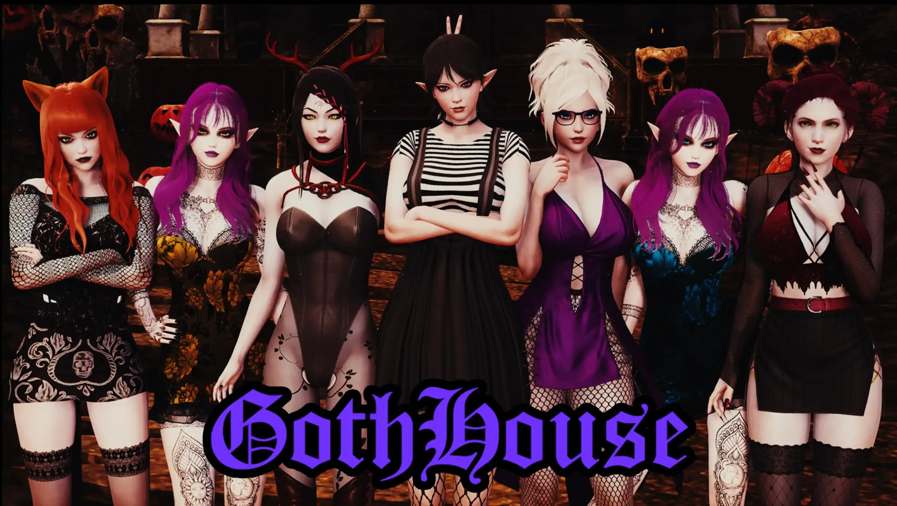 【欧美SLG AI汉化 扶他】哥特之家Chapters1-2 AI汉化版【PC+安卓】